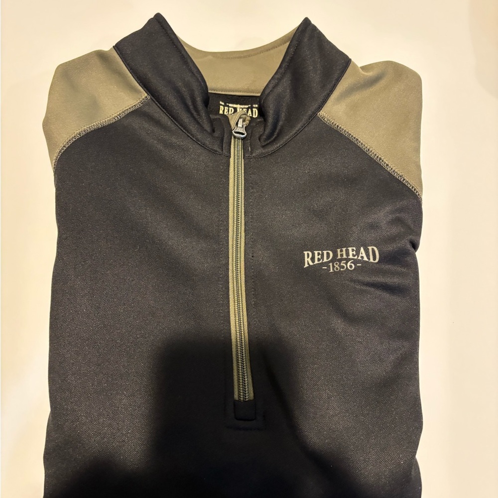 Red Head Camo Men's Fleece Quarter-Zip Size M EUC Hunting Outdoors streetwear - Picture 9 of 11